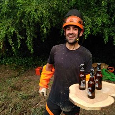 Choio feito Tala difícil corta complicada OURENSE LOUREIRO ARBORICULTURA 