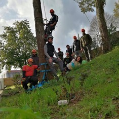 Curso traballos en altura en árbores CR1