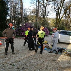 Curso traballos en altura en árbores CR2