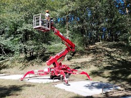 Traballos con plataforma elevadora móbil de persoas LAG.